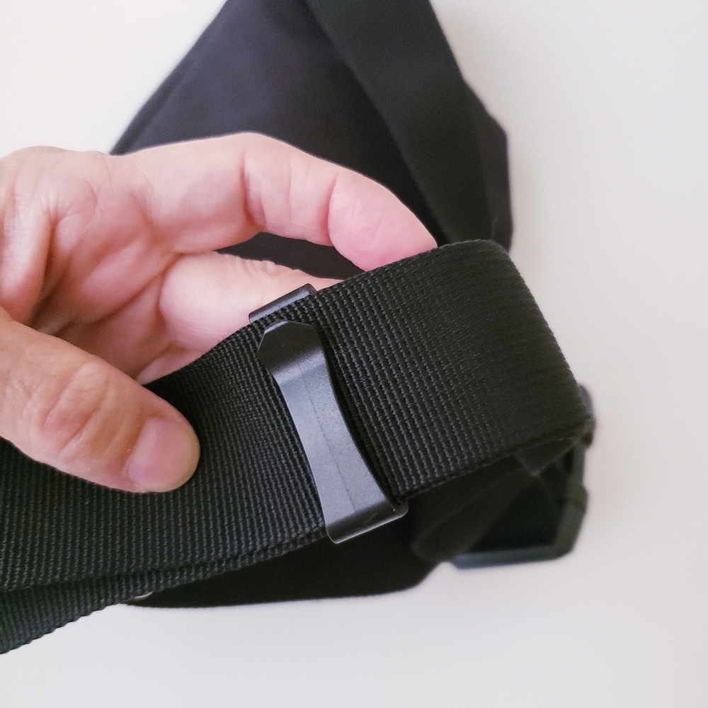 Herschel Black Canvas Belt Bag - Picture 9 of 12
